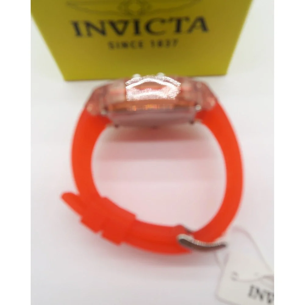 Invicta S1 Rally Mens Watch 42mm Red Chronograph Silicone Strap 70142 New